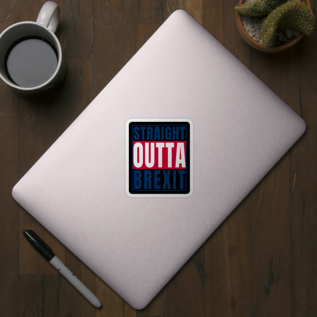 Straight Outta Brexit print UK United Kingdom product by merchlovers